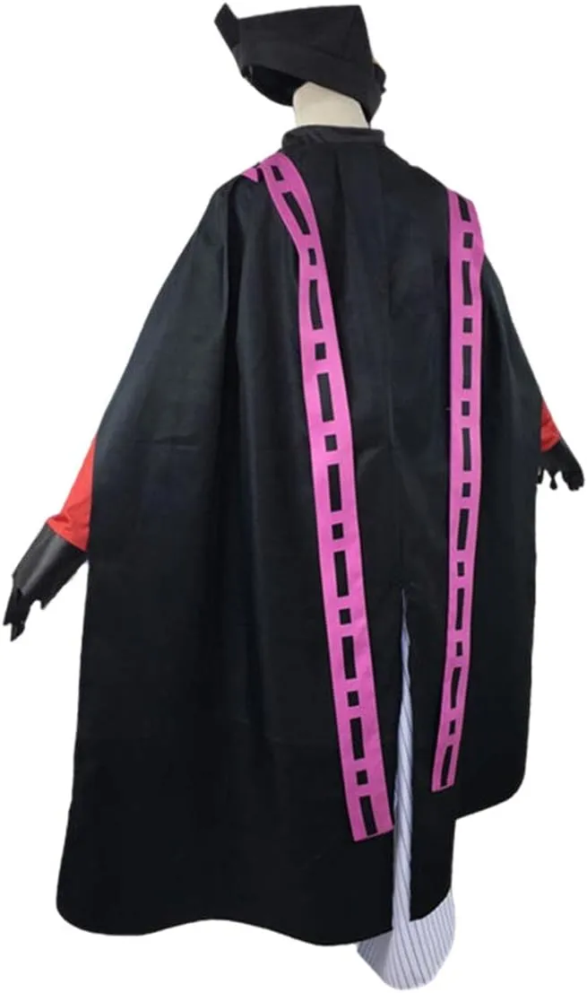 Adult Douma Cosplay Costume Anime Demon Kimono Cloak Outfit for Mens Womens Halloween Uniform Suit with Hat