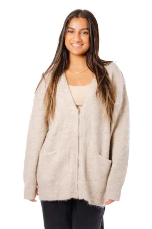 Ann Zip-Up Cardigan