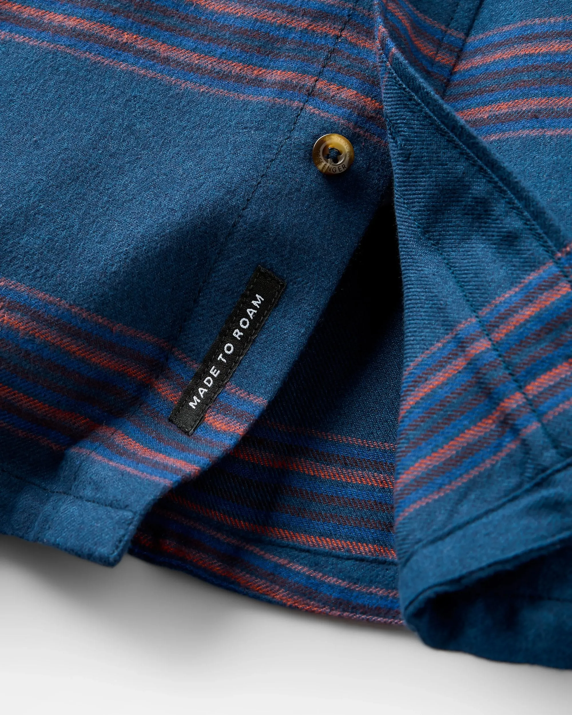Backcountry Stripe Light Shirt - Rich Navy/Deep Plum Stripe