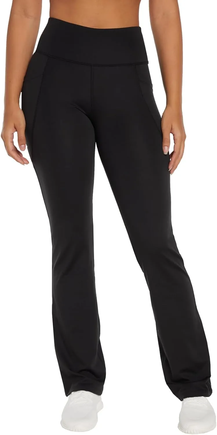 Bally Total Fitness Women's 32" Sawyer Bootcut Pocket Pants