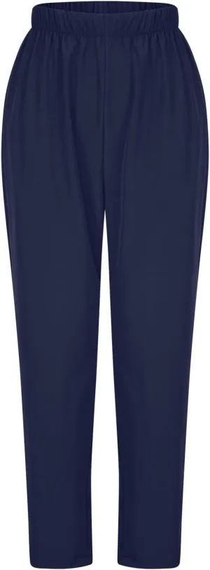 Binmer Women's Straight Leg Long Pants 2024 Summer Dressy Fashion Elastic High Waist Casual Trousers Solid Pull On Work Pants