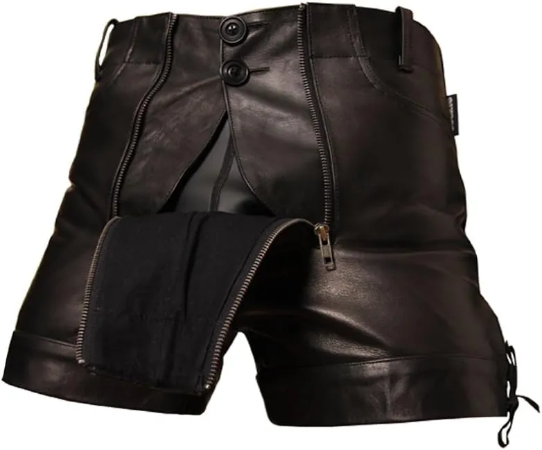 Bockle Bavarian Oktoberfest Lederhose Men Leather Shorts Hot Pants