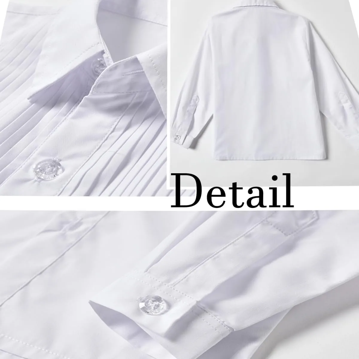 Boy's Suit Slim Fit 5 Piece Formal Prom Teen Suits Tuxedo Wedding Set Toddler Boy Dress with Vest Shirt Pant Tie for Kid Boys