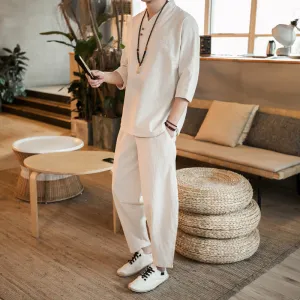 Breathable Linen Summer Sets