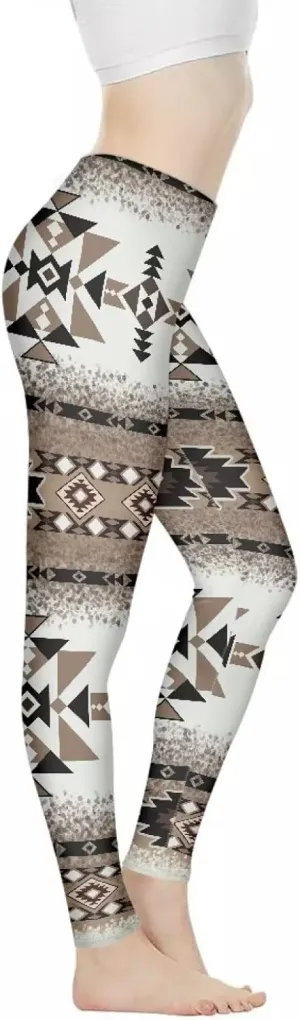 Bulopur Rose Workout Leggings for Women, Boho Stretch Pants for Sports Running Fitness, High Waist Tummy Control Yoga Pant
