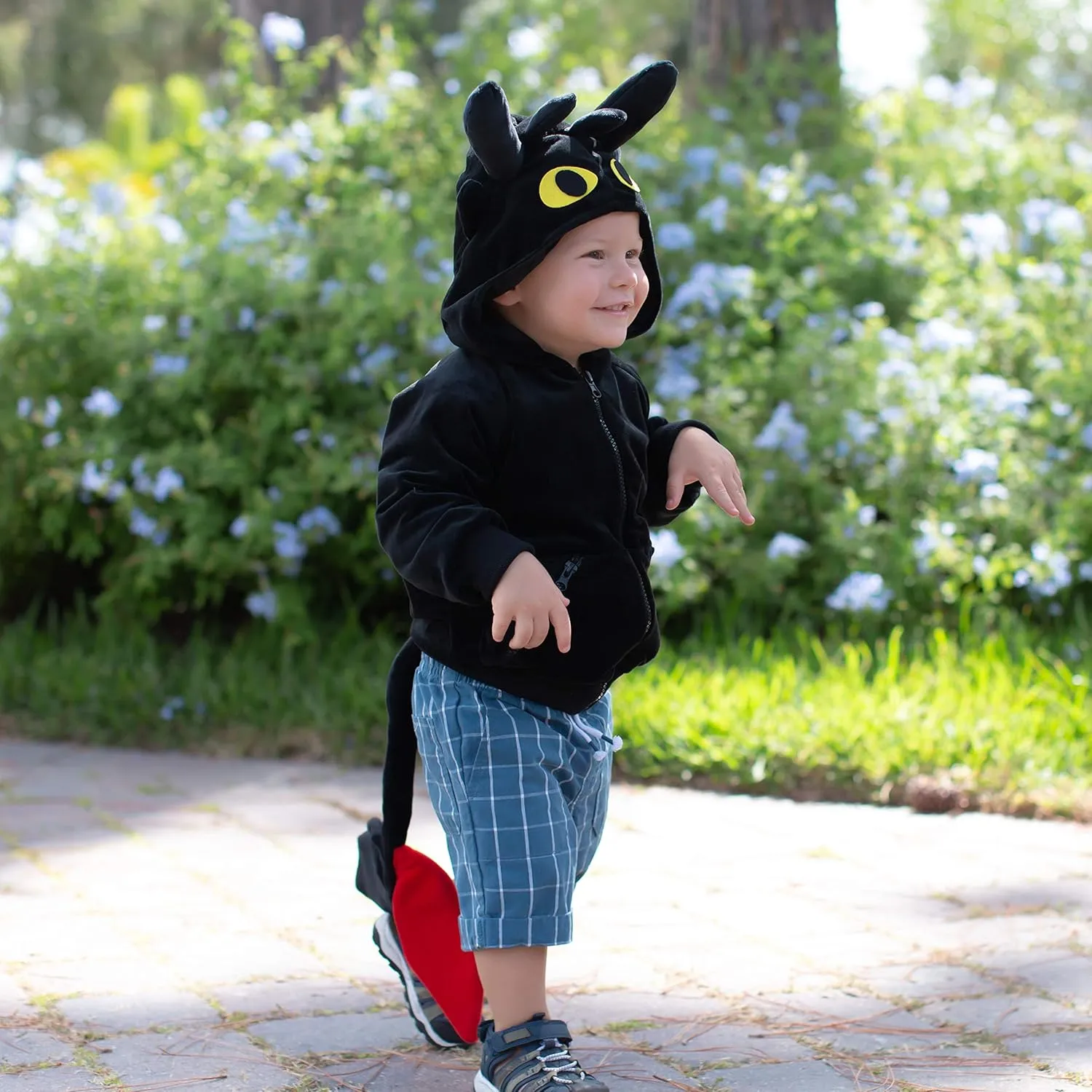 ComfyCamper Adorable Dragon Hoodie for Boys Girls Kids and Adults as Cute Animal Dragon Costume Sweatshirt