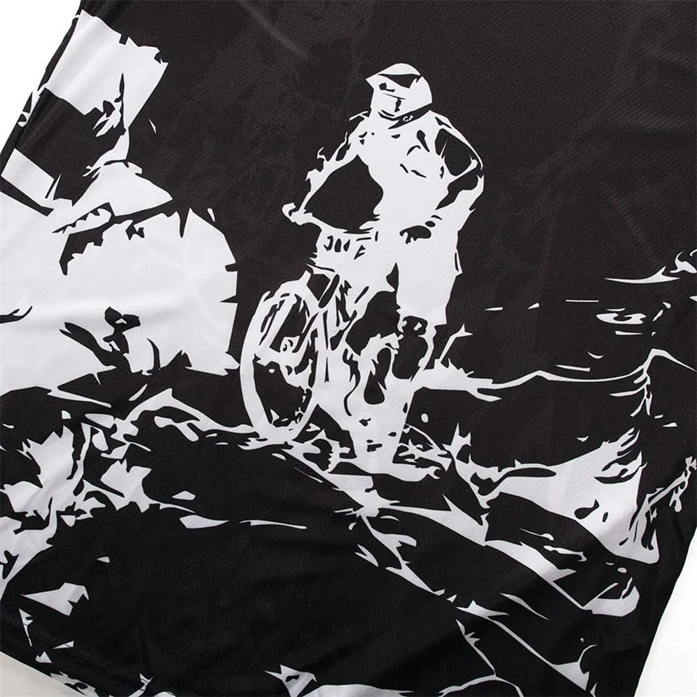 Cycling Jersey Long Sleeve Men's Mountain Bike Motocross Jersey Long Sleeve MTB T-Shirt