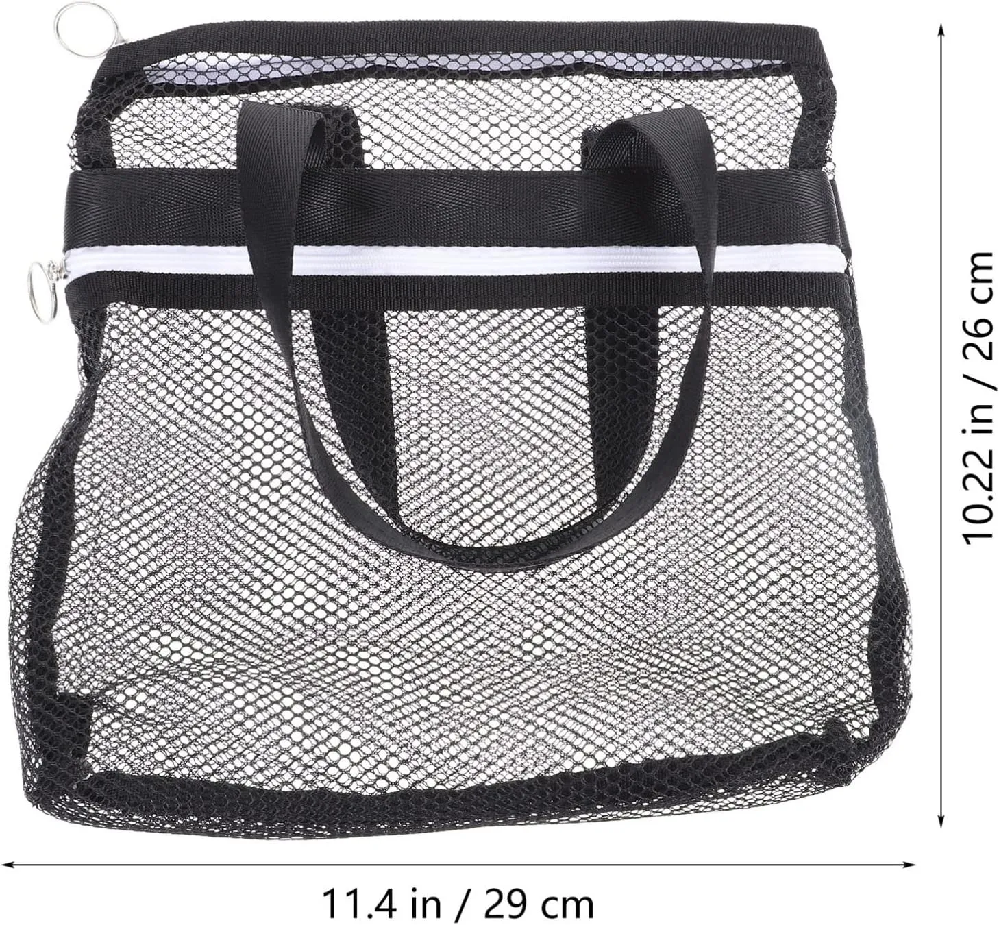 DOITOOL Travel Toiletry Bag Portable Beach Pouch Breathable Mesh Hand Bag Mesh Shower Bag Portable Mesh Beach Bag Outdoor Toiletry Bag Travel Bag Travel Cosmetic Bag Multi-pocket Beach Bag