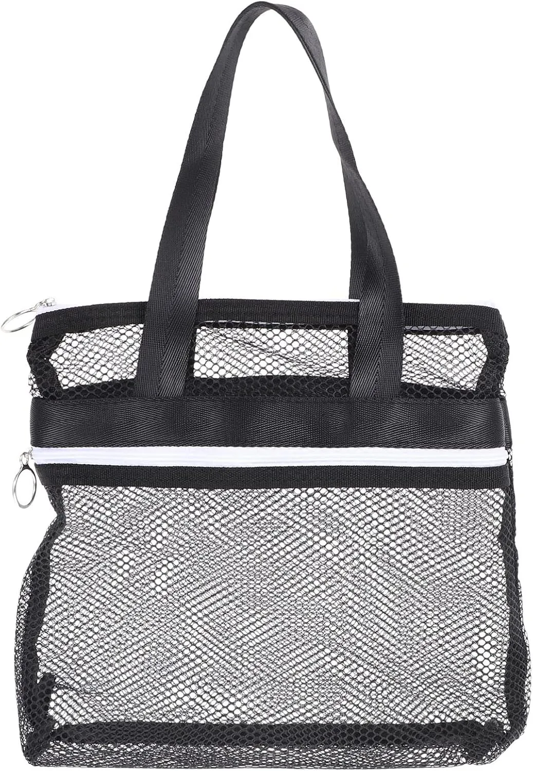 DOITOOL Travel Toiletry Bag Portable Beach Pouch Breathable Mesh Hand Bag Mesh Shower Bag Portable Mesh Beach Bag Outdoor Toiletry Bag Travel Bag Travel Cosmetic Bag Multi-pocket Beach Bag
