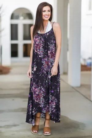 Dressed To Thrill Maxi Dress, Purple