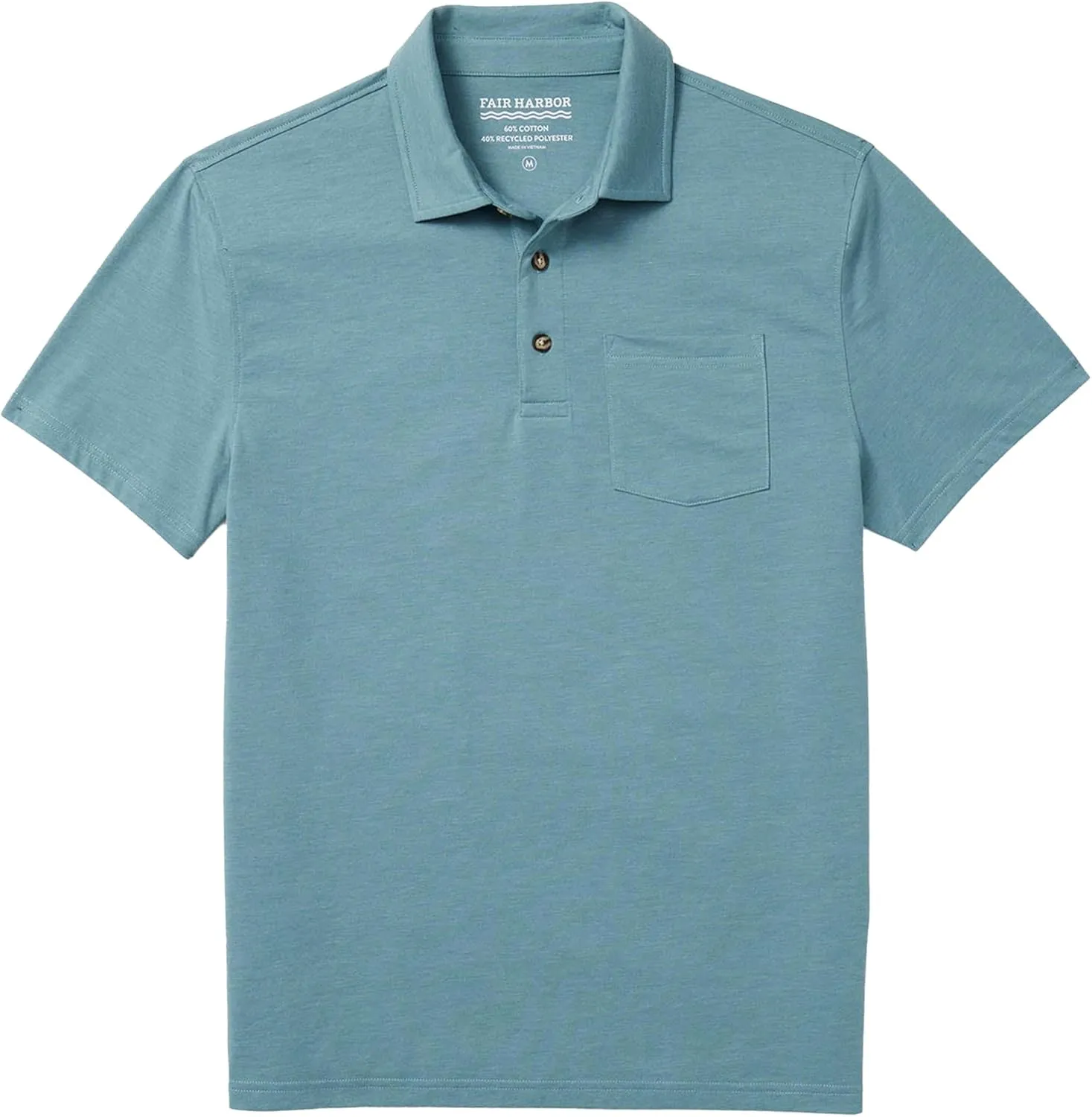 Fair Harbor The Kismet Polo  Men's Transitional Everyday Polo  Lighweight and Breathable Ultrasoft Fabric, 4-Way Stretch