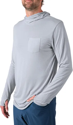 Free Fly Men's Lightweight Hoodie - UPF 20  Sun Protection Hoodie for Men - Breathable Long Sleeve Sun Shirt for Fishing