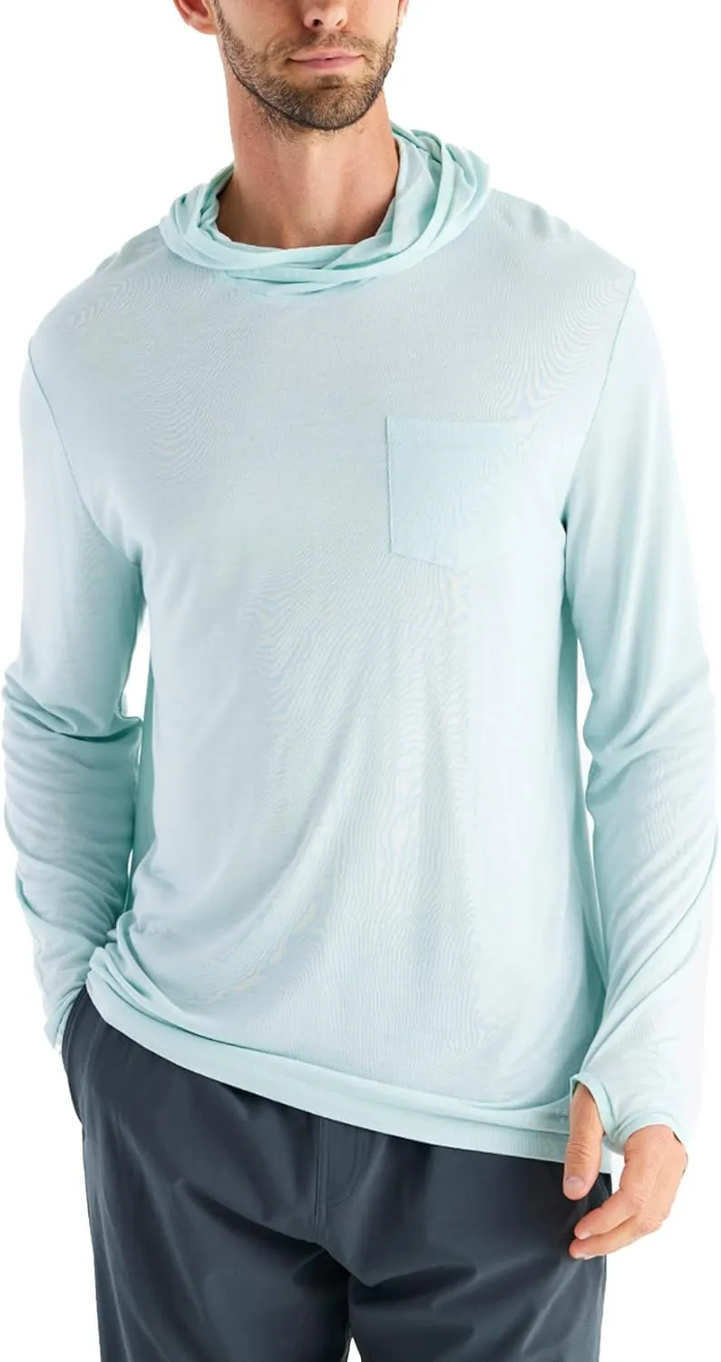 Free Fly Men's Lightweight Hoodie - UPF 20  Sun Protection Hoodie for Men - Breathable Long Sleeve Sun Shirt for Fishing