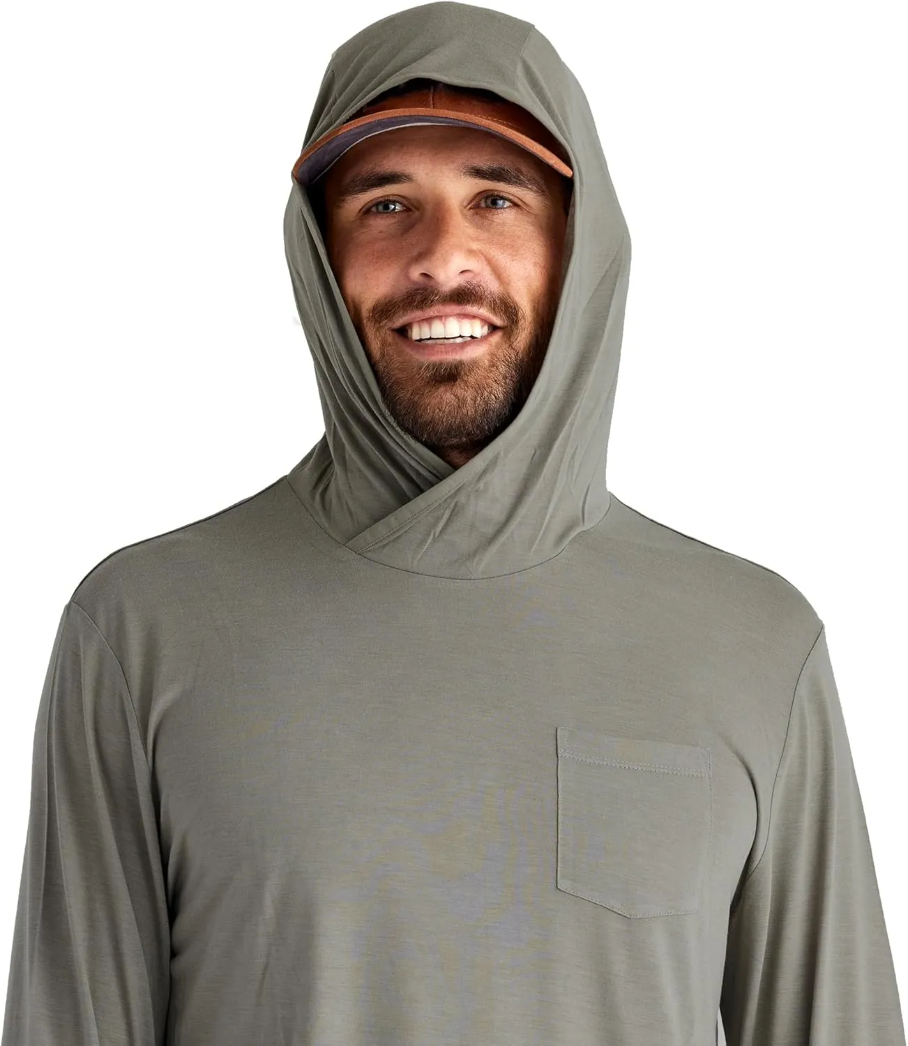 Free Fly Men's Lightweight Hoodie - UPF 20  Sun Protection Hoodie for Men - Breathable Long Sleeve Sun Shirt for Fishing