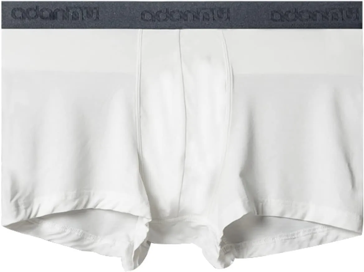 GIERIDUC Men's Cotton Thong Sports T-Back Men's Bulge Enhancing Underwear White Cotton Boxer Shorts Mens Rubber Underwear