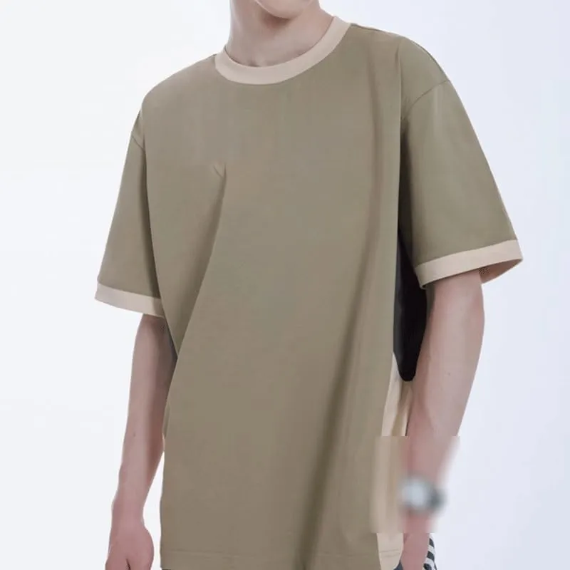 HBJWOV Men's Casual Outdoor Breathable Short Sleeves Cotton Round Neck Quick Dry T-Shirt Fashion Sports Vest
