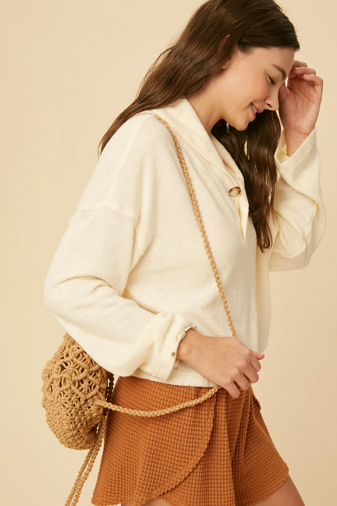 Ivy Shawl Collar Top