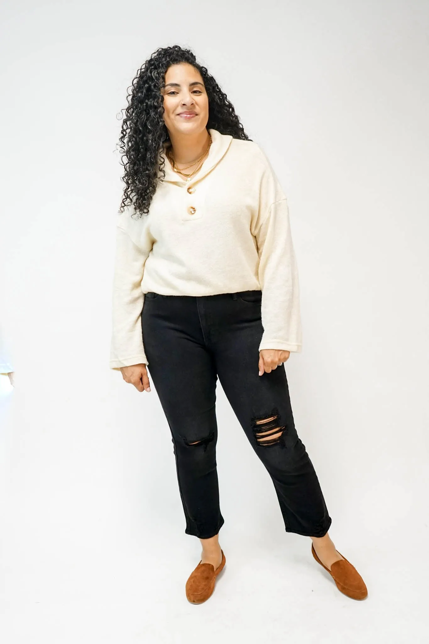 Ivy Shawl Collar Top