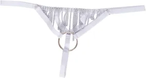 Jock Straps For Men Thong Underwear Open Front Chain Ring String Bikini Briefs Low Waist Jockstrap Bikini Underwear
