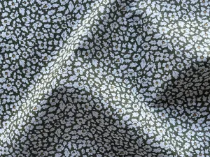 Liberty of London Feather Meadow Olive Cotton Lawn (Made in Italy)