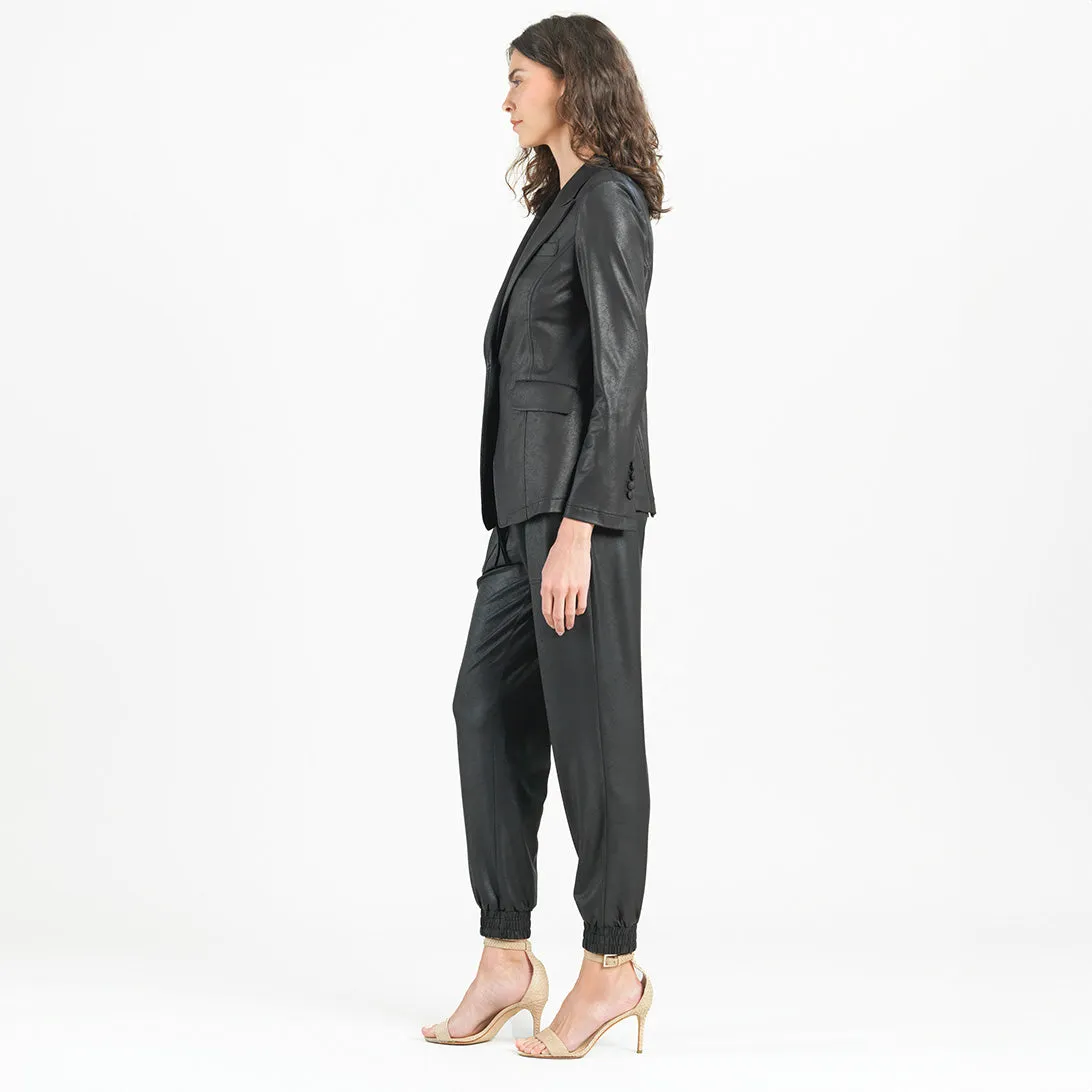Liquid Leather™ Signature Pocket Blazer - Black