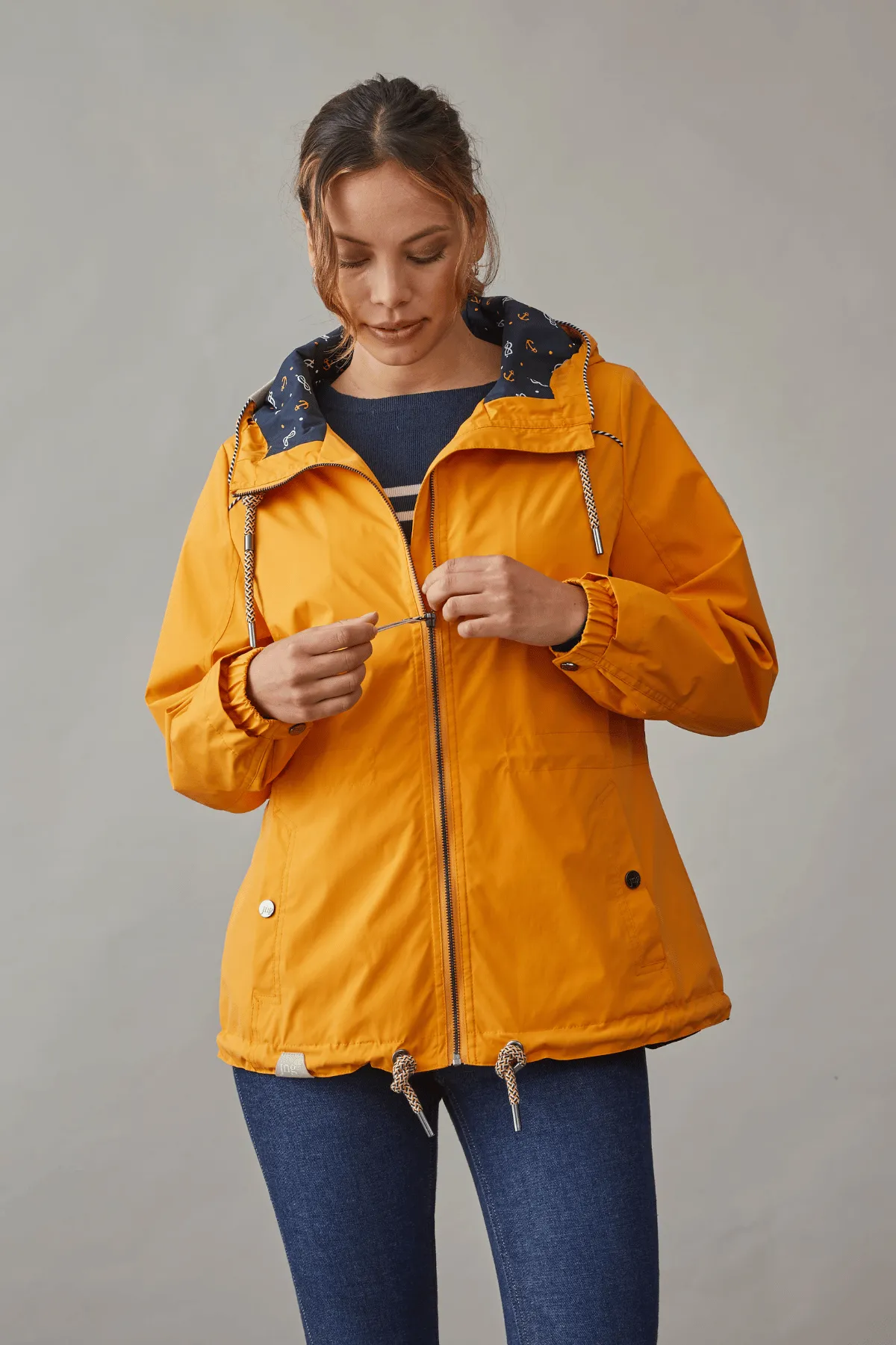LISBETH Waterproof Spring Jacket in Mango 2890