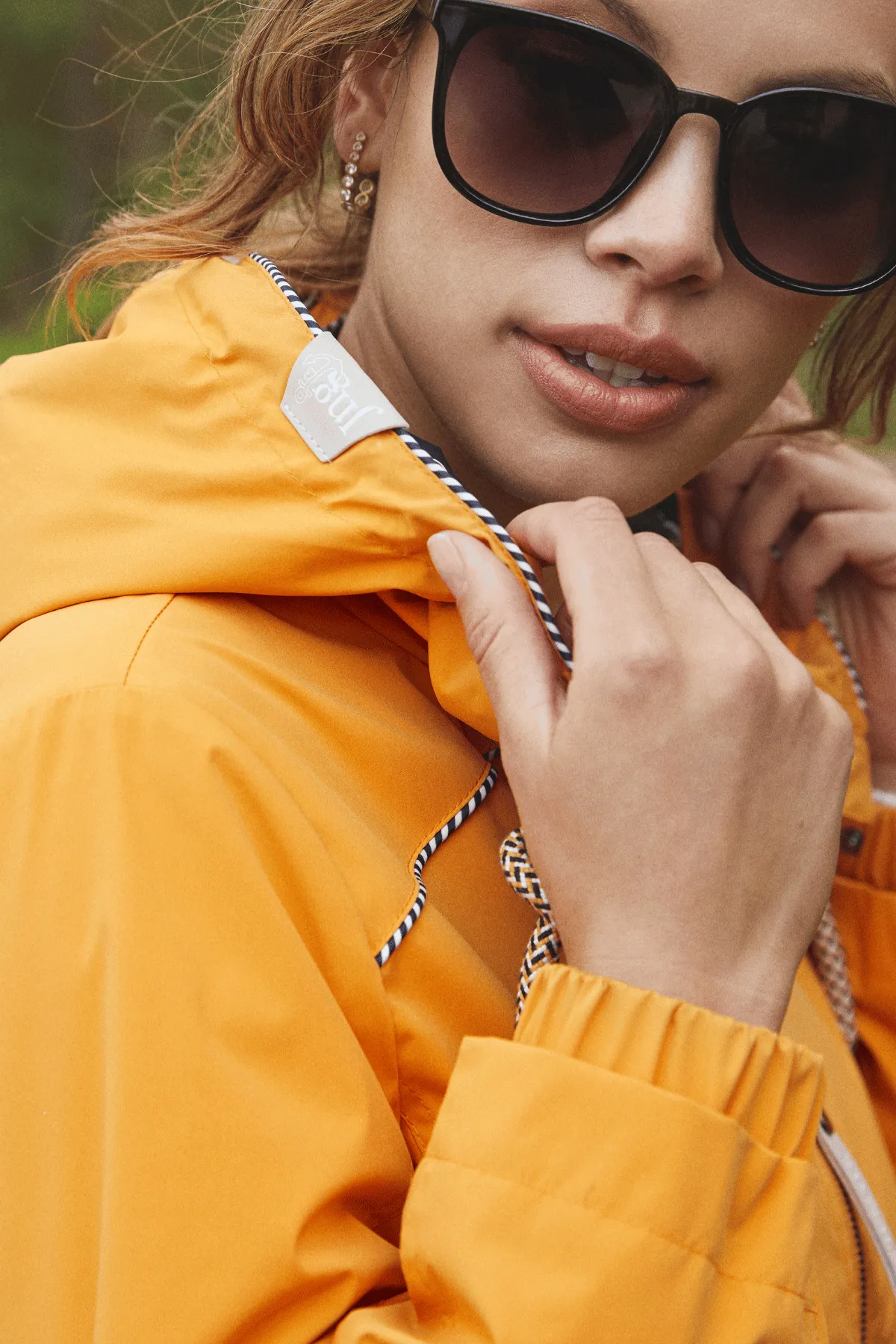 LISBETH Waterproof Spring Jacket in Mango 2890