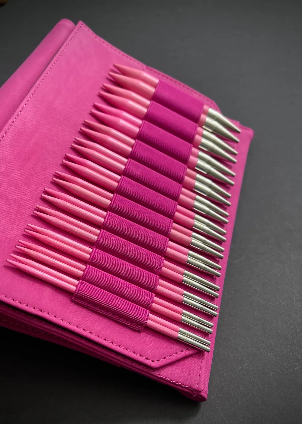 Lykke Knitting Needle Set. 5”, BLUSH PINK