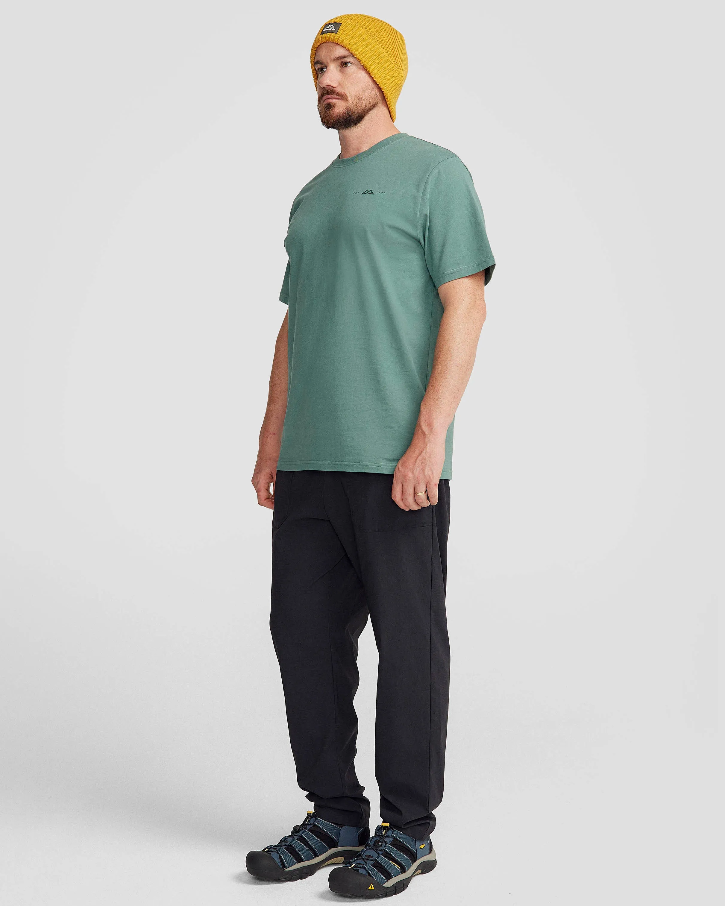 Men's 1987 Organic Cotton T-shirt - Light Forest
