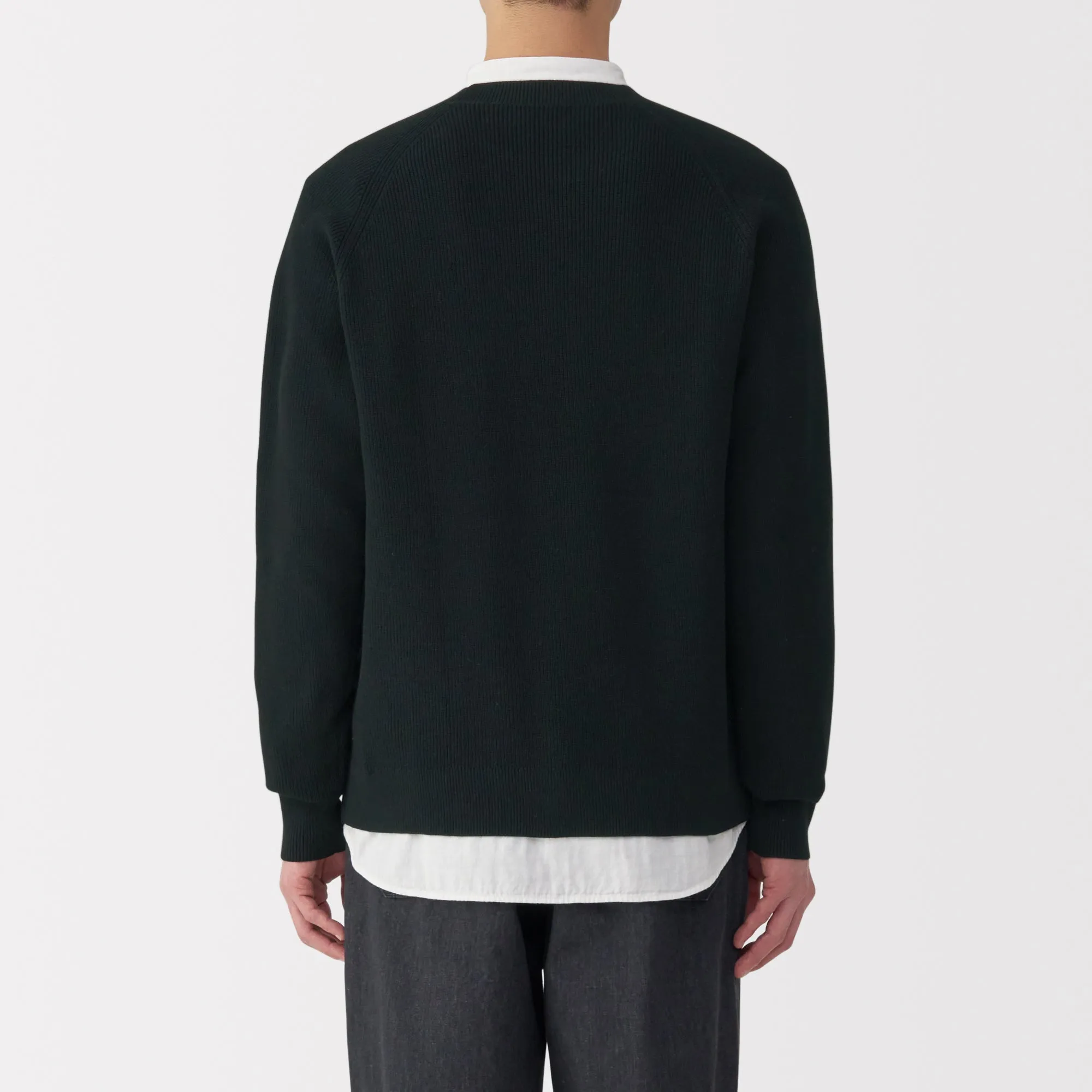 Men's Ribbed Crew Neck Sweater