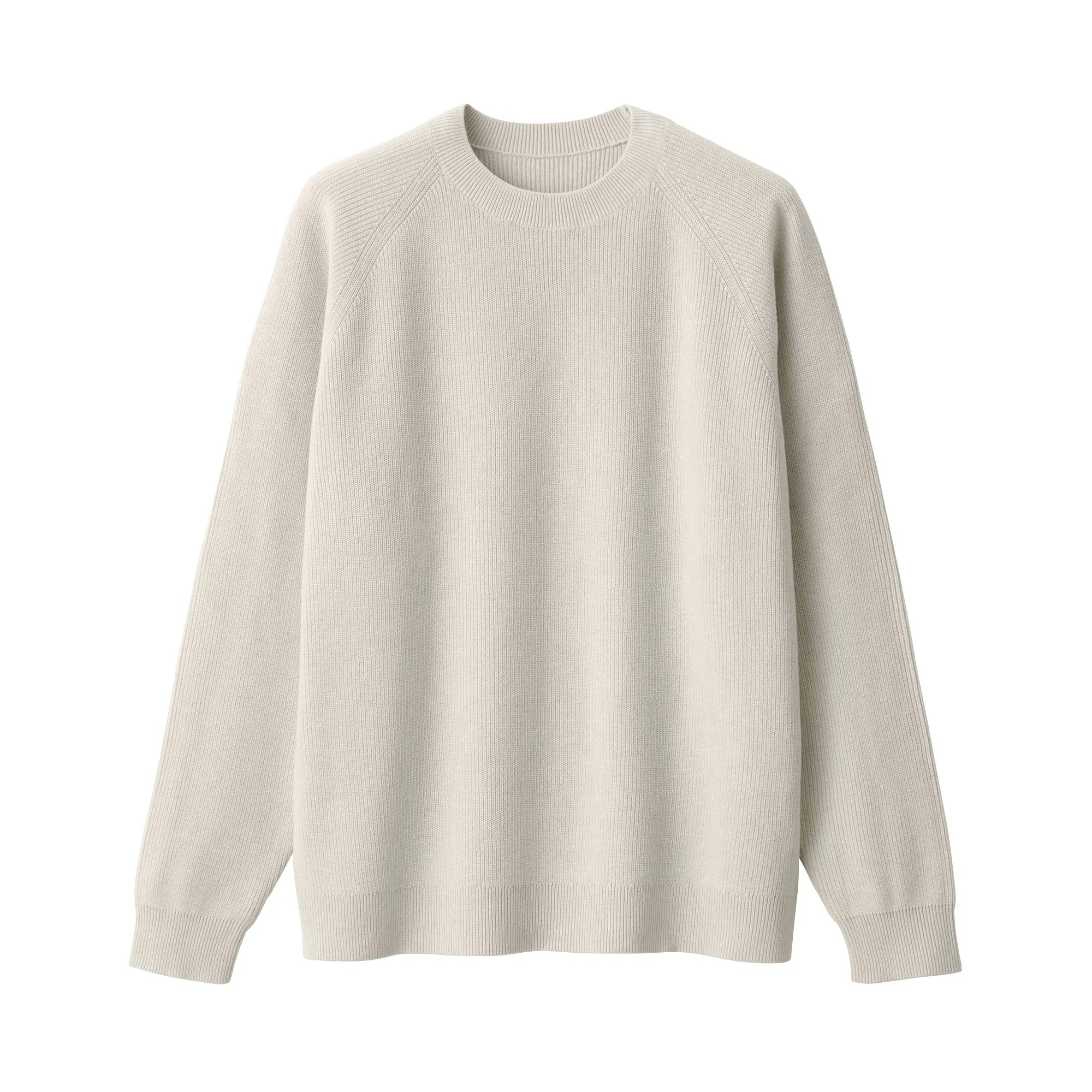 Men's Ribbed Crew Neck Sweater