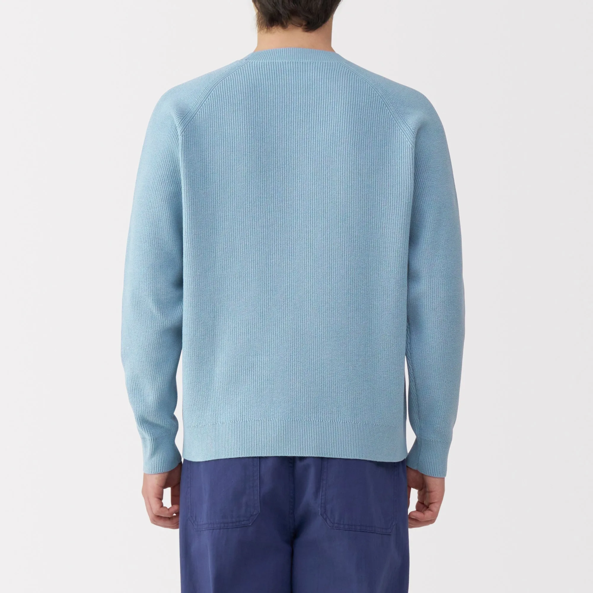 Men's Ribbed Crew Neck Sweater