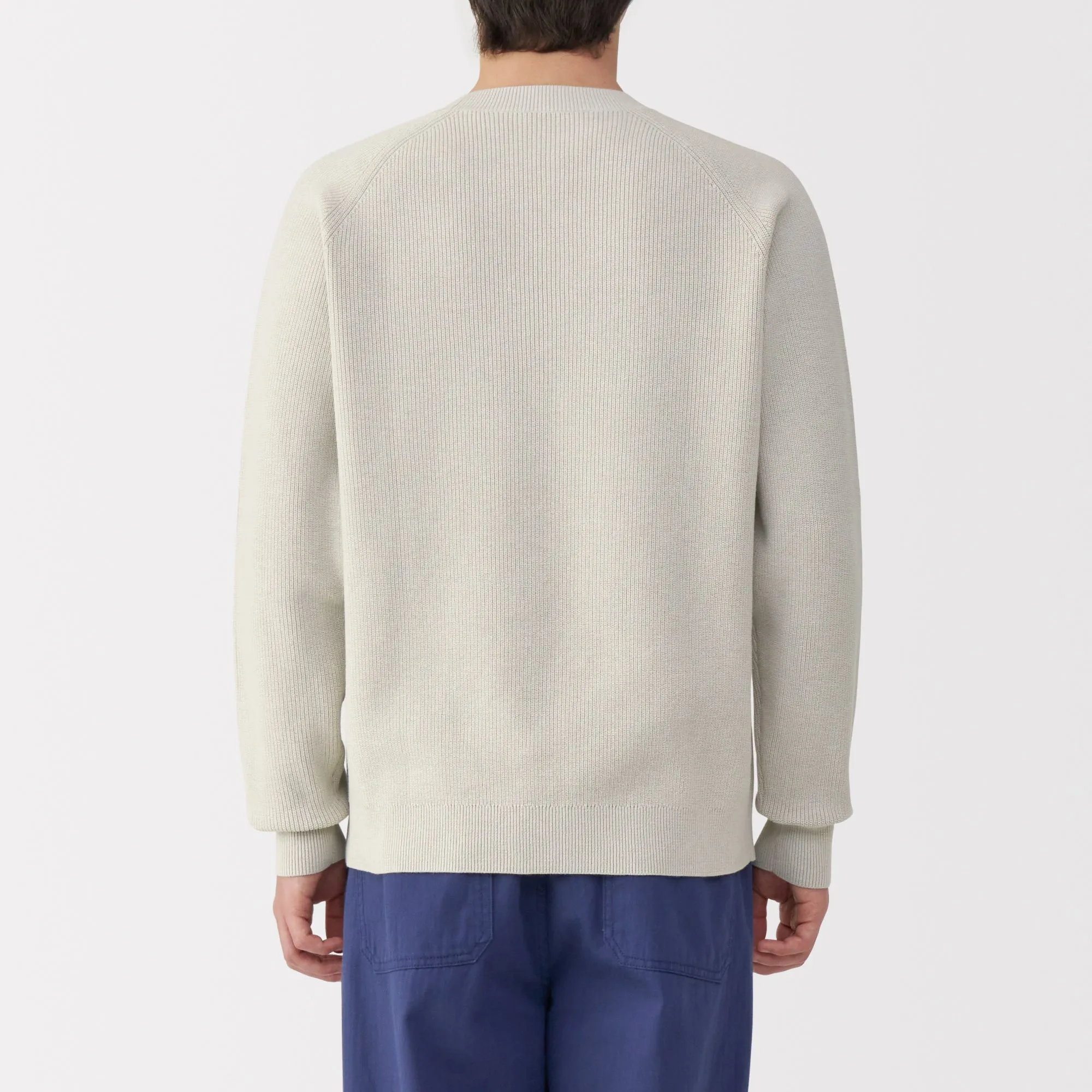 Men's Ribbed Crew Neck Sweater