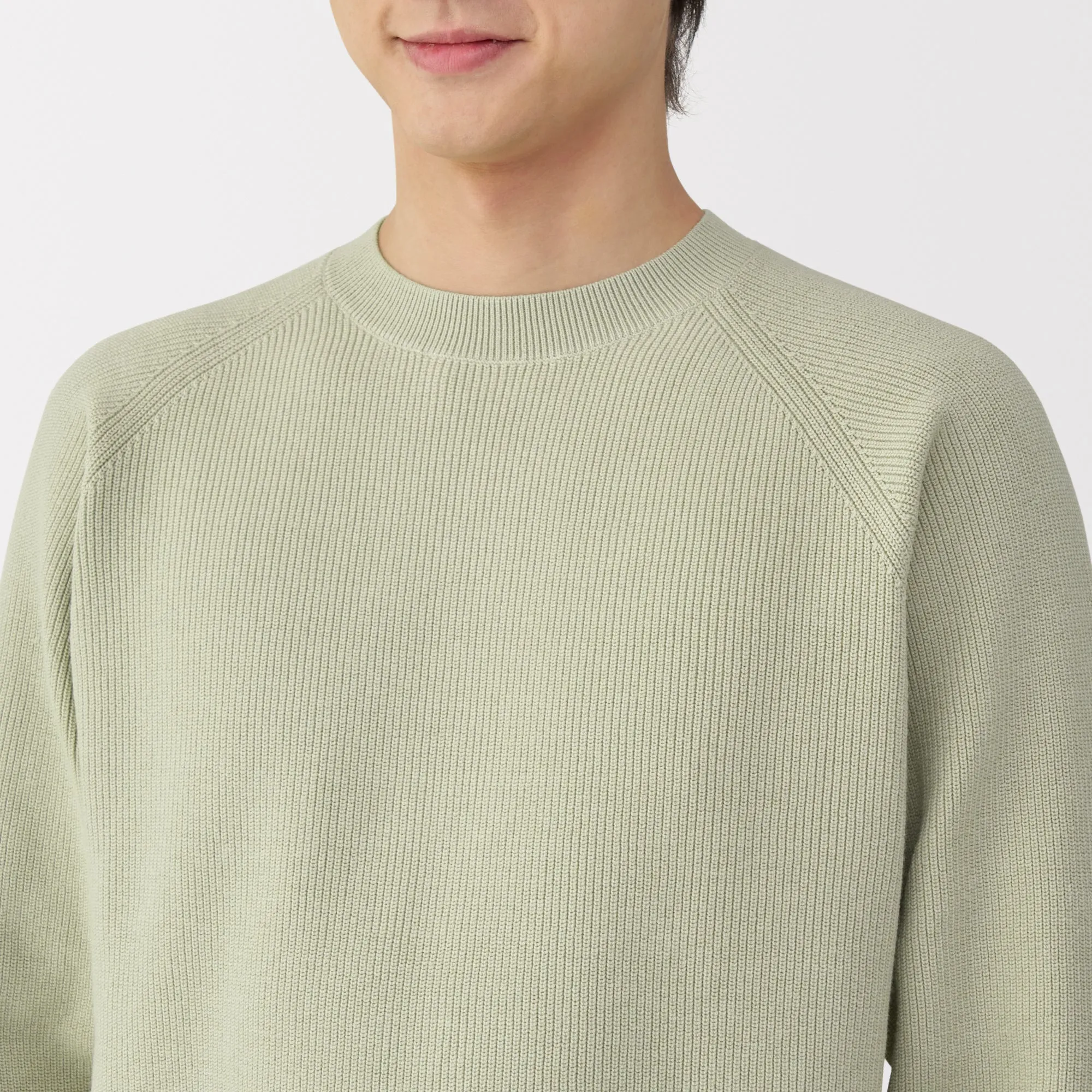 Men's Ribbed Crew Neck Sweater