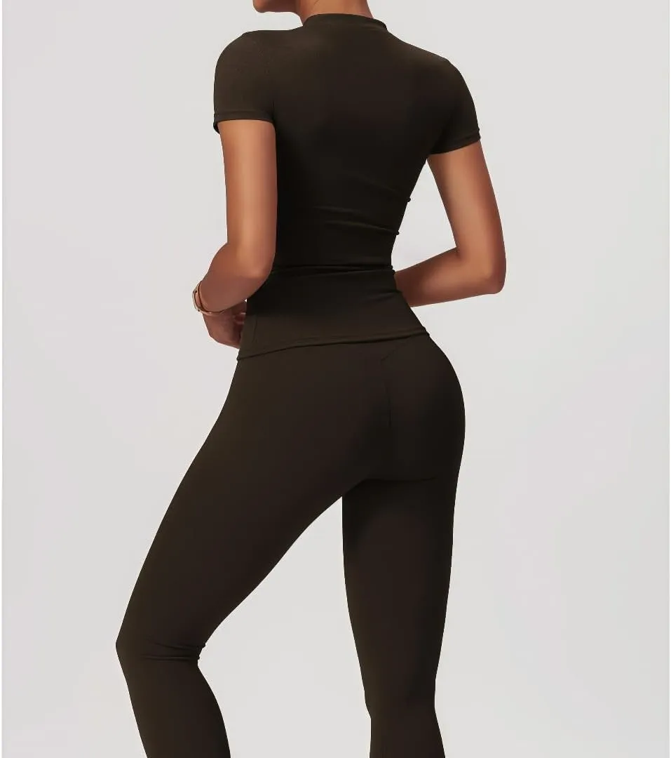 Quick-Dry Sports T-Shirt,Women's Workout Top for Yoga,Running and Gym,Breathable Athletic Tee