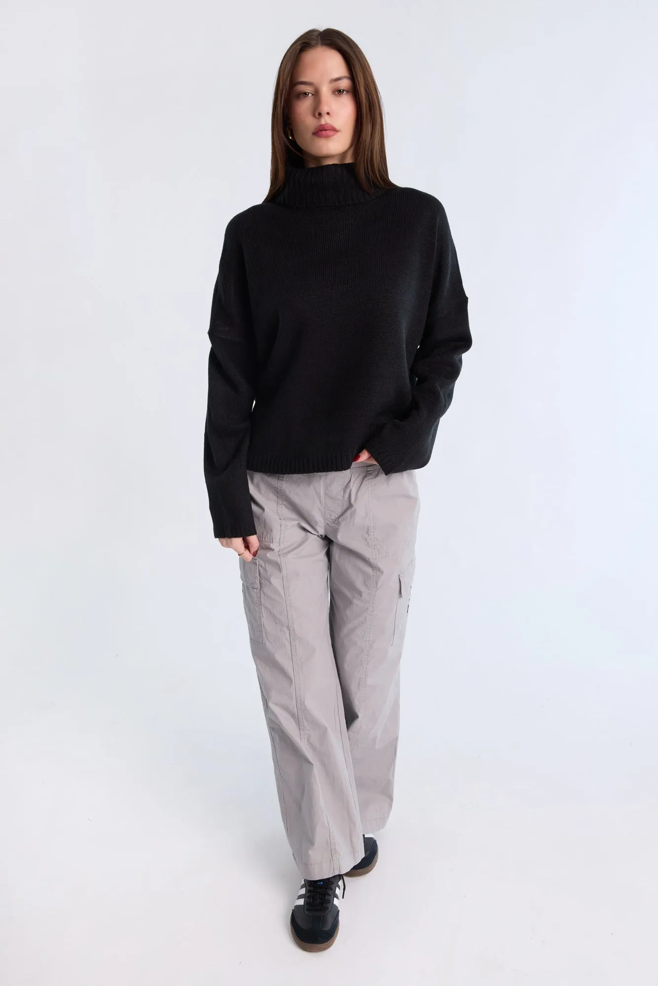 Relaxed Turtleneck Sweater