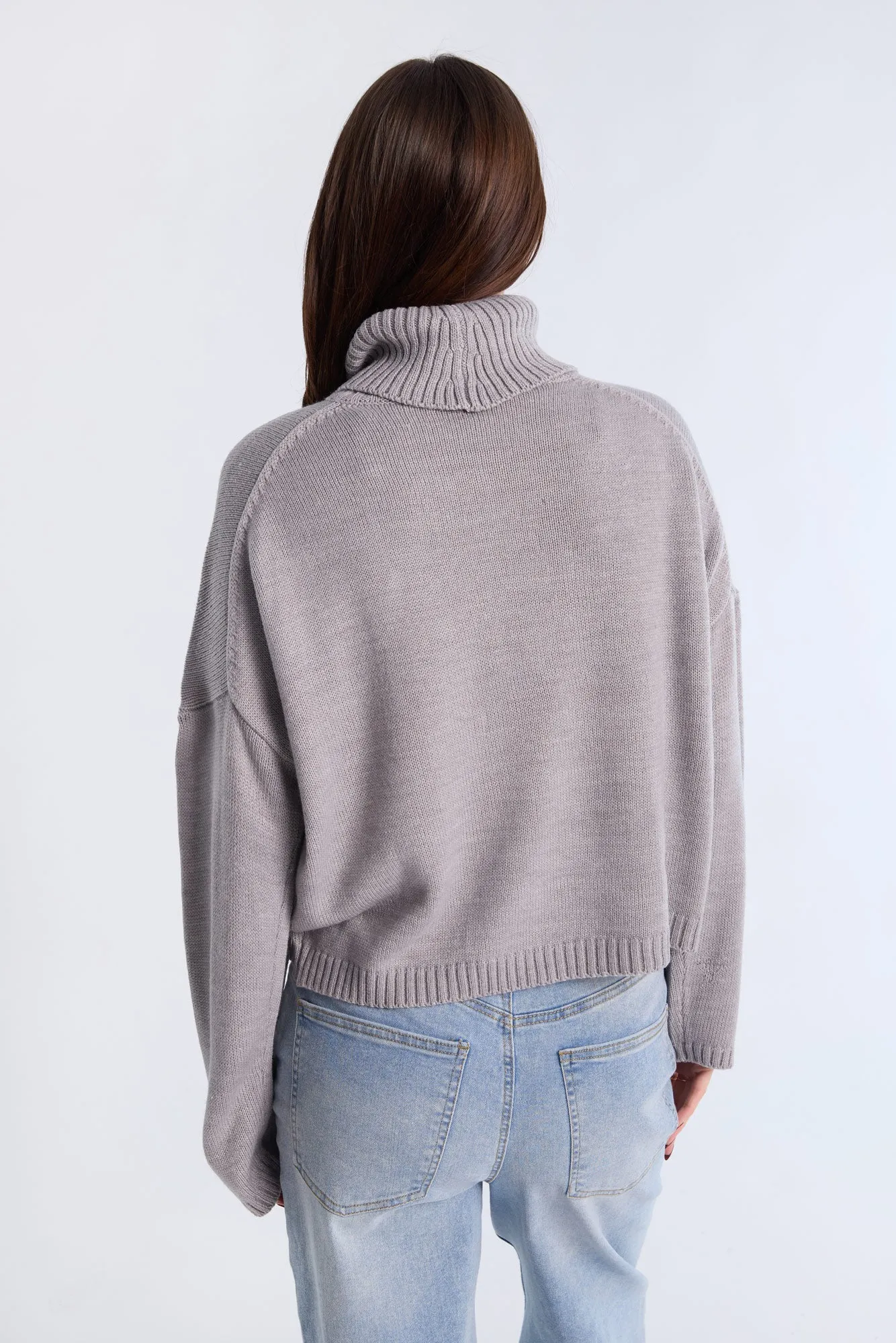 Relaxed Turtleneck Sweater