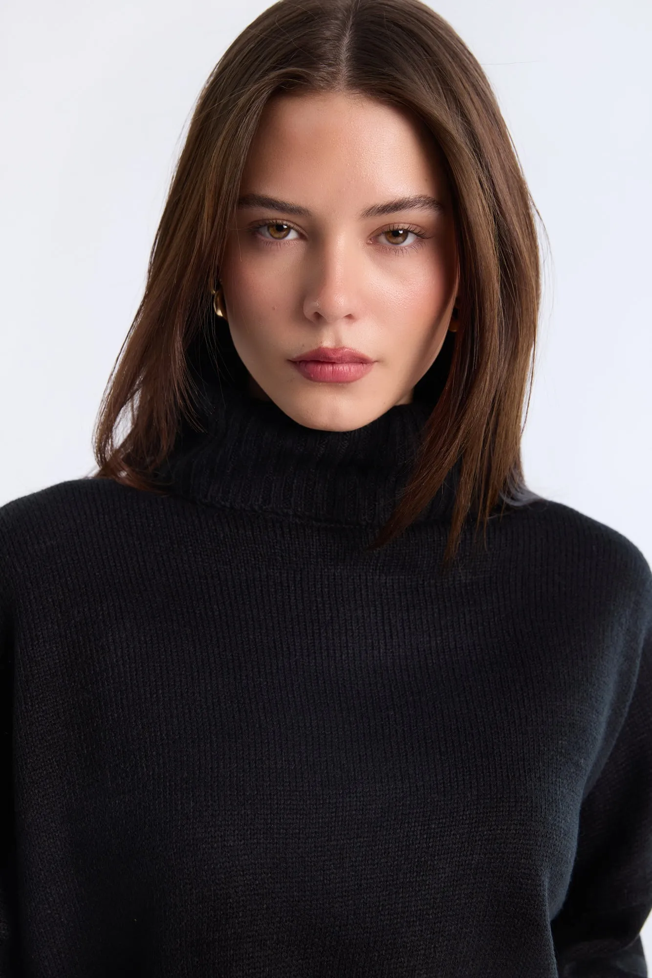 Relaxed Turtleneck Sweater