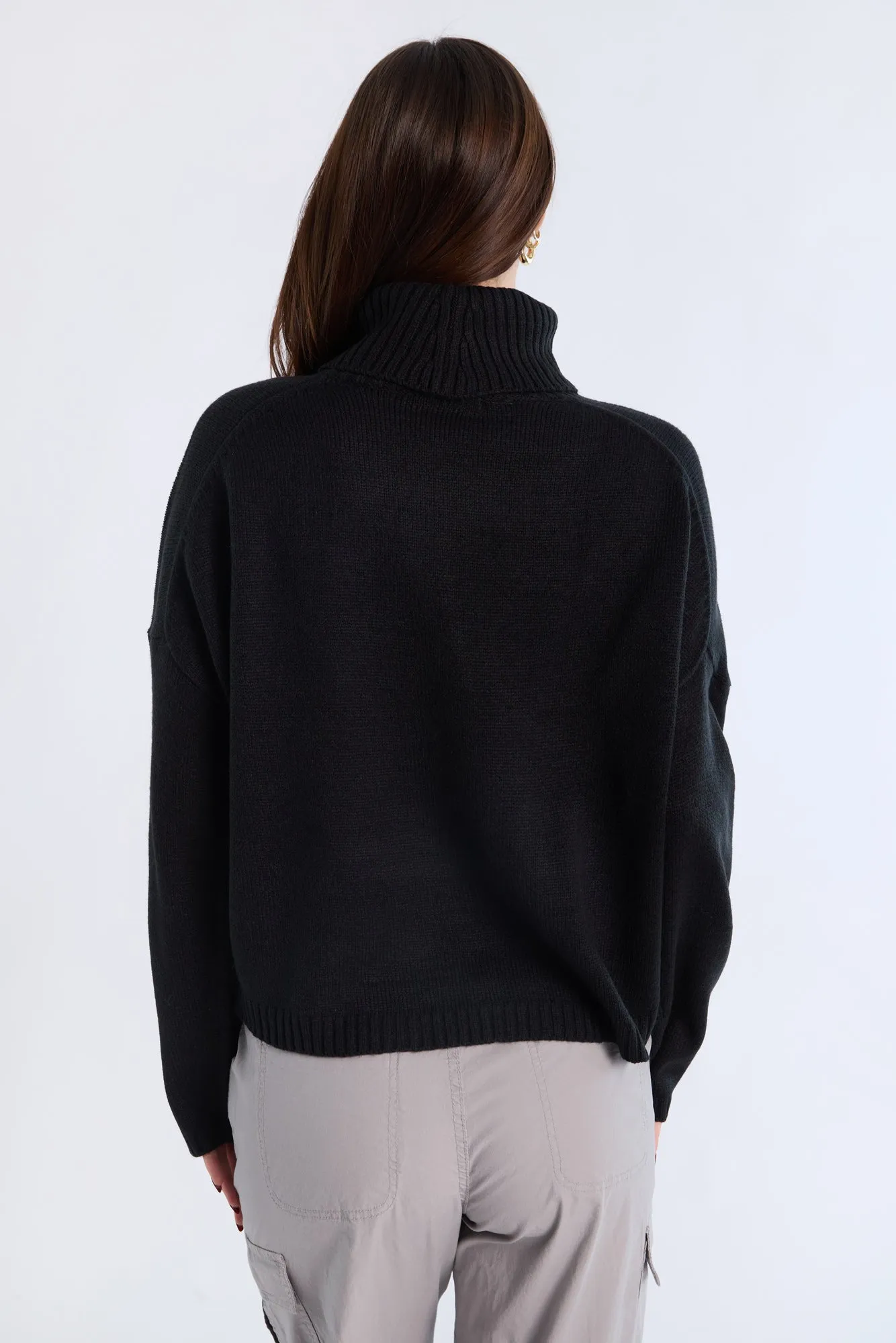 Relaxed Turtleneck Sweater