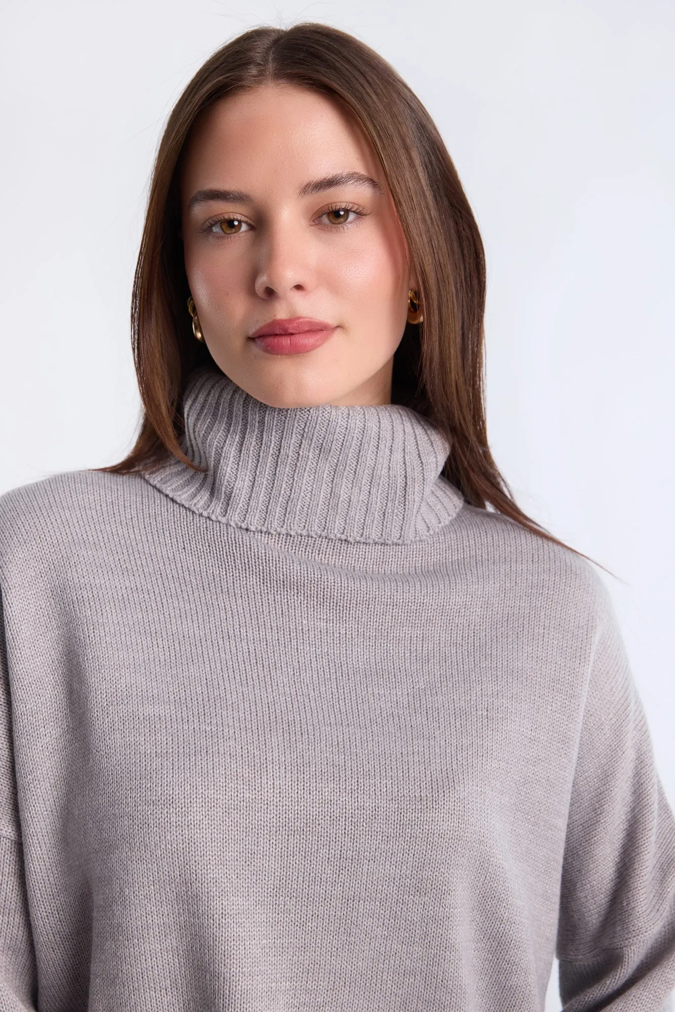 Relaxed Turtleneck Sweater
