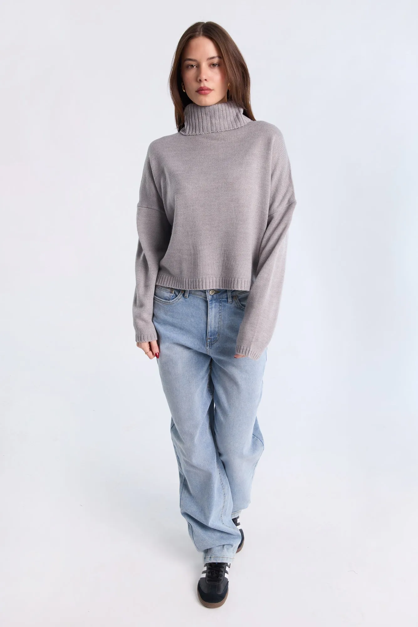 Relaxed Turtleneck Sweater