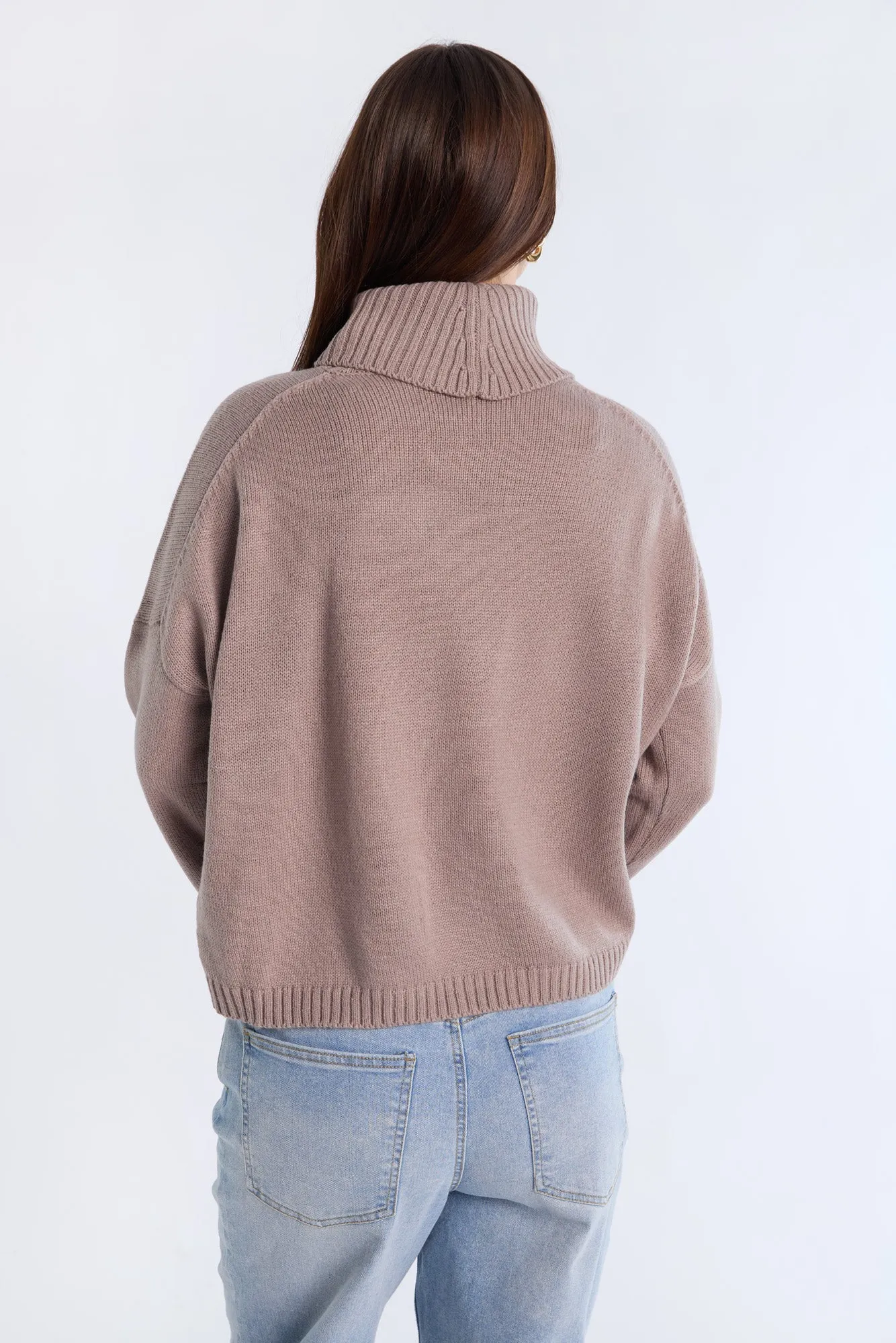 Relaxed Turtleneck Sweater