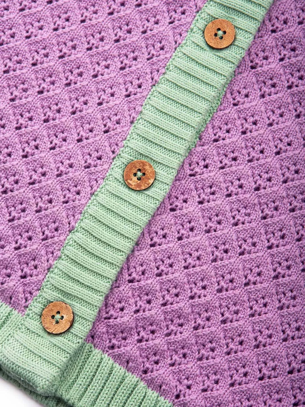 Shapwick knit cardigan lilac