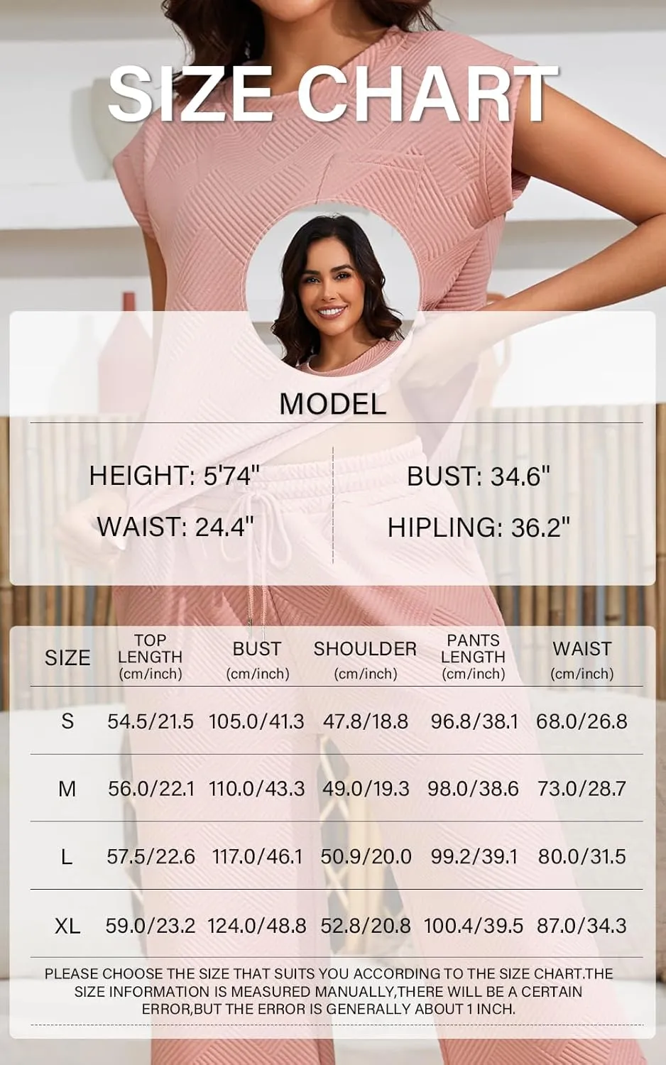 Taurus Womens 2 Piece Outfits Sleeveless Matching Lounge Sets Crew Neck Pullover Top Drawstring Wide Leg Pants Tracksuit