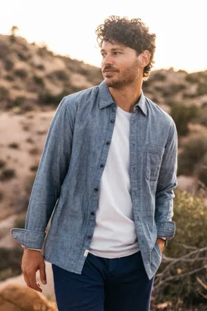 The Ripper Double Gauze Shirt - Light Indigo