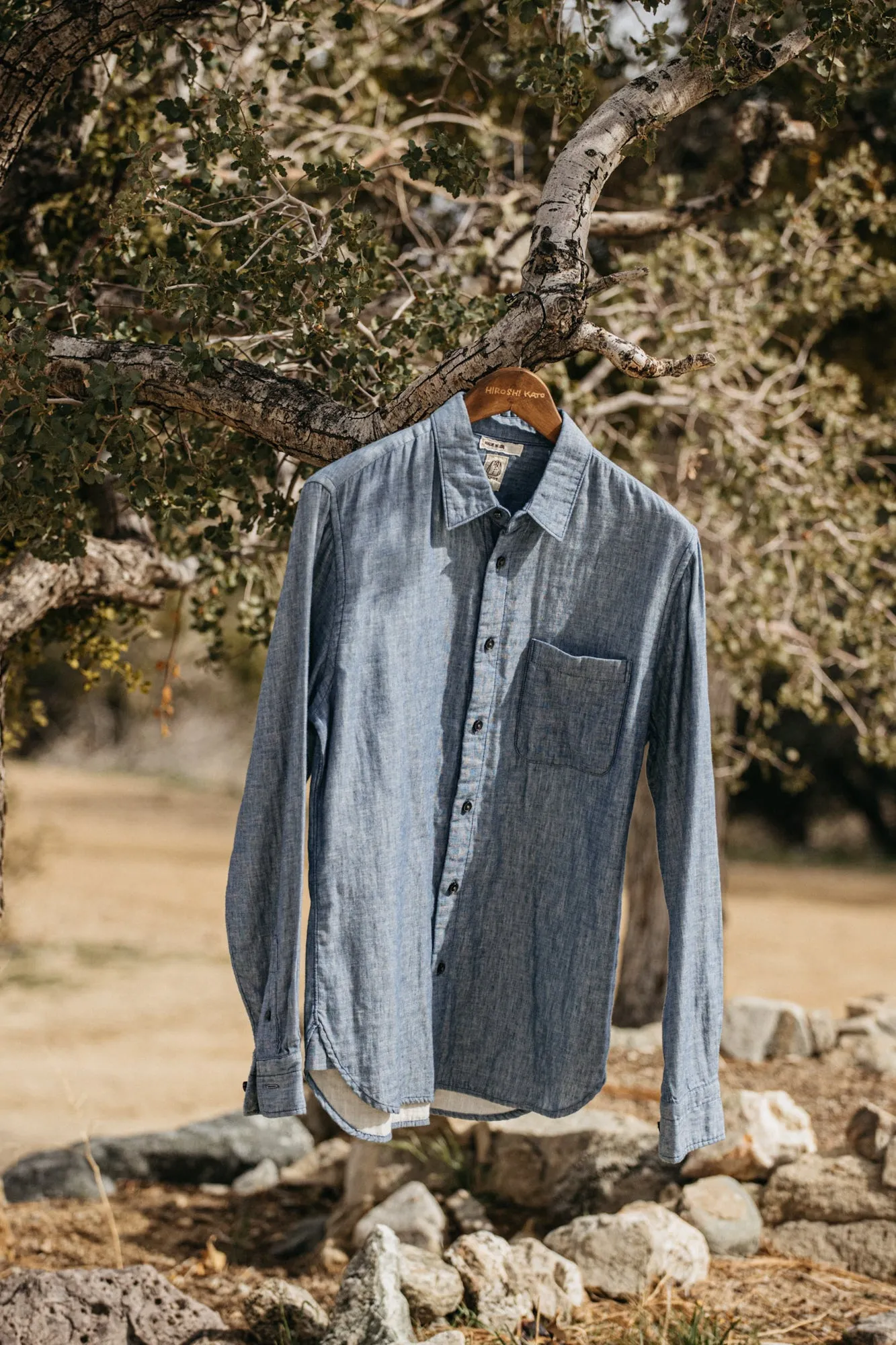 The Ripper Double Gauze Shirt - Light Indigo