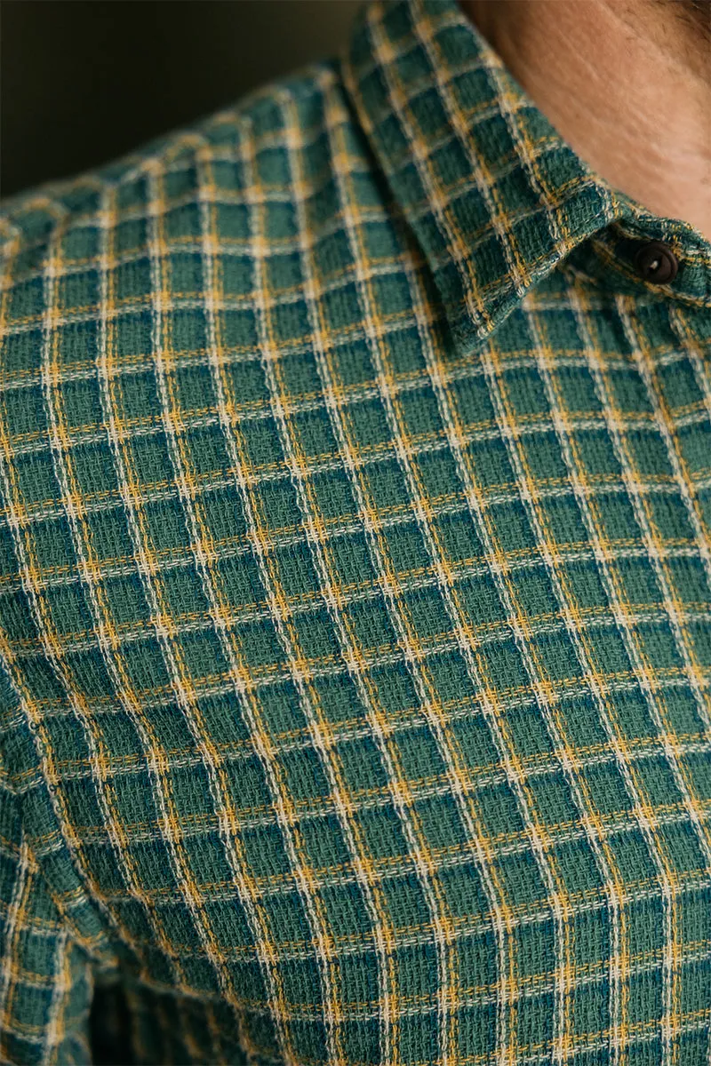 The Ripper Panama Double Gauze Shirt - Palm Green