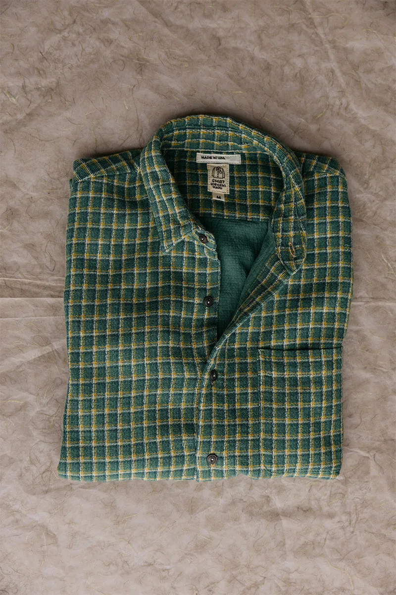 The Ripper Panama Double Gauze Shirt - Palm Green