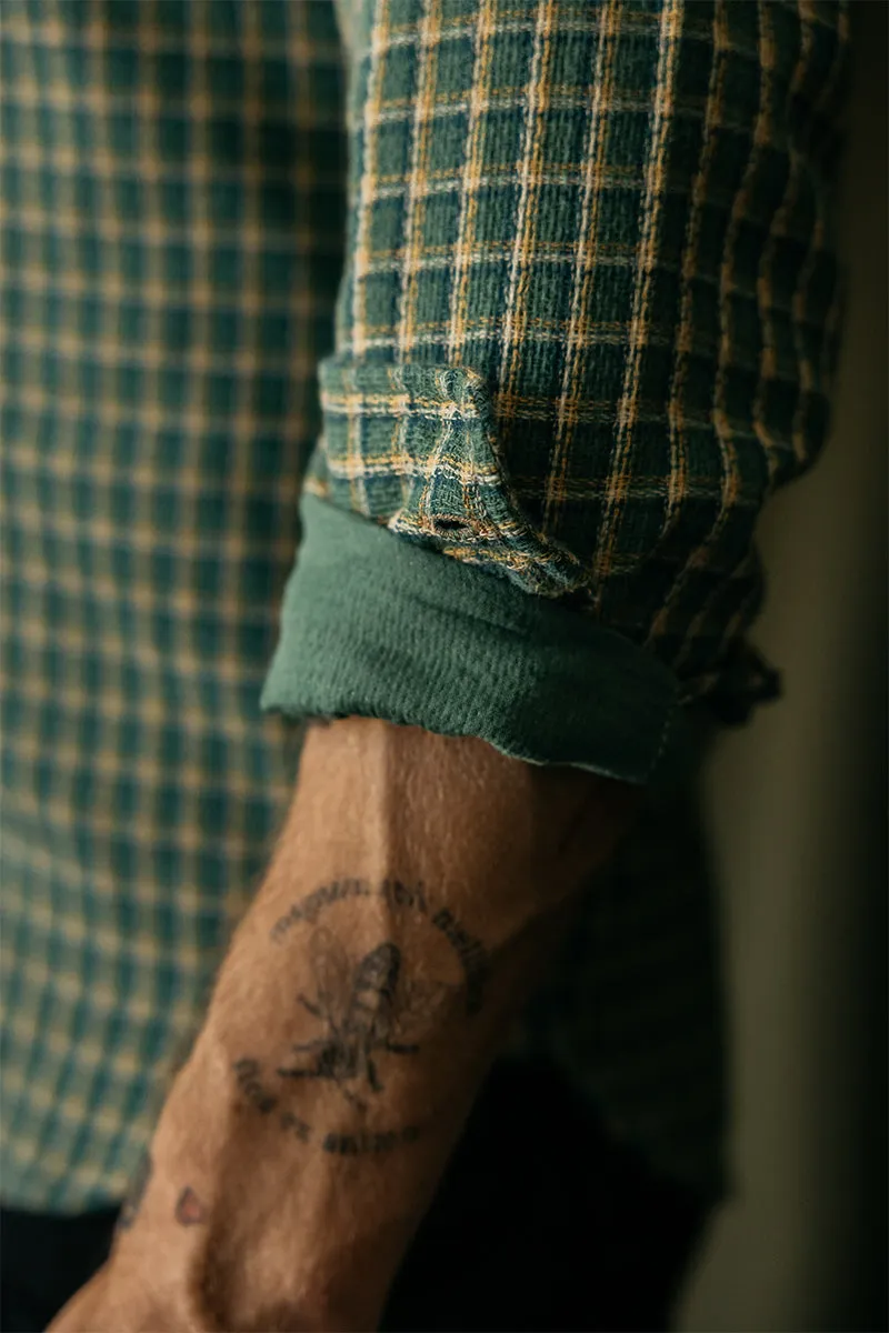 The Ripper Panama Double Gauze Shirt - Palm Green