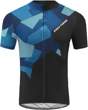 UGLY FROG Mens Breathable Cycling Jersey Biker Short/Long Sleeve Shirt Quick Dry Full Zip Men's Bicycle Jacket with Pockets